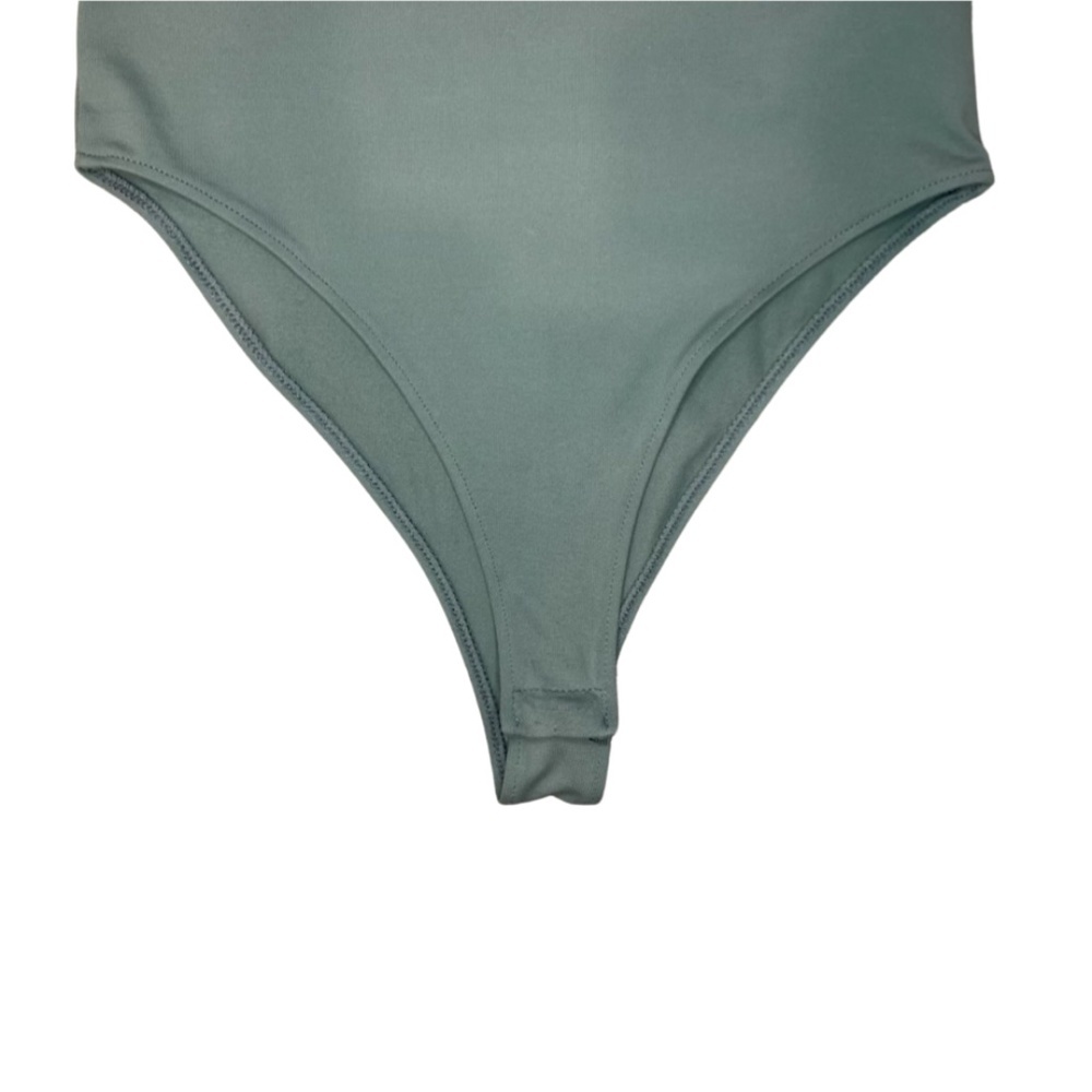 Zara Halter Neck Bodysuit | Dark Khaki | Size S - Picture 8 of 9